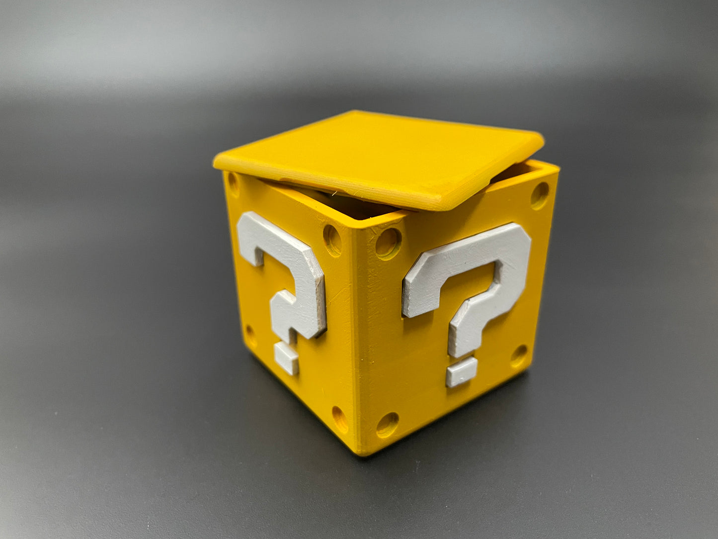 Question Block Switch Game Card Holder: 3D Printed (Painted)