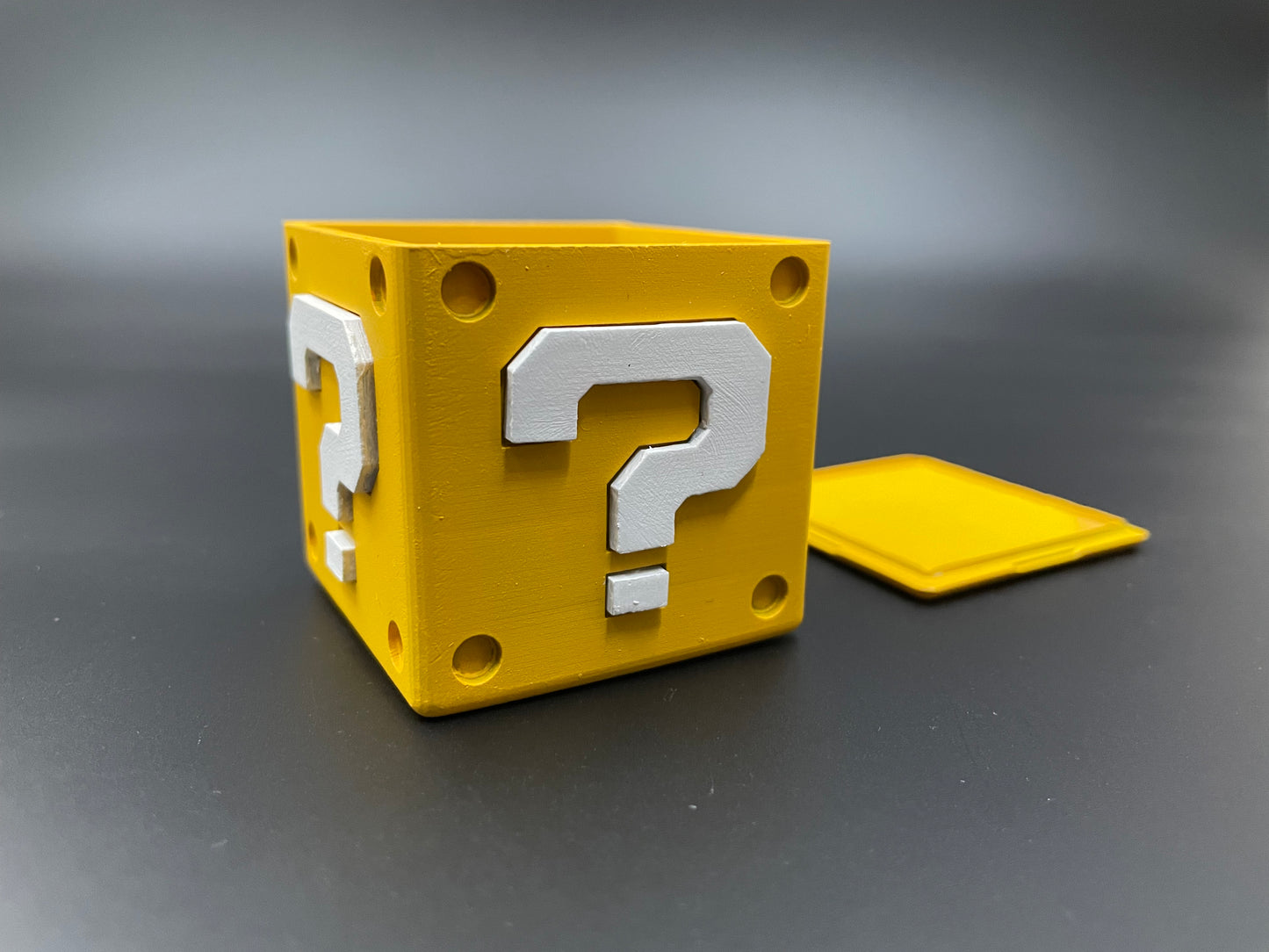 Question Block Switch Game Card Holder: 3D Printed (Painted)