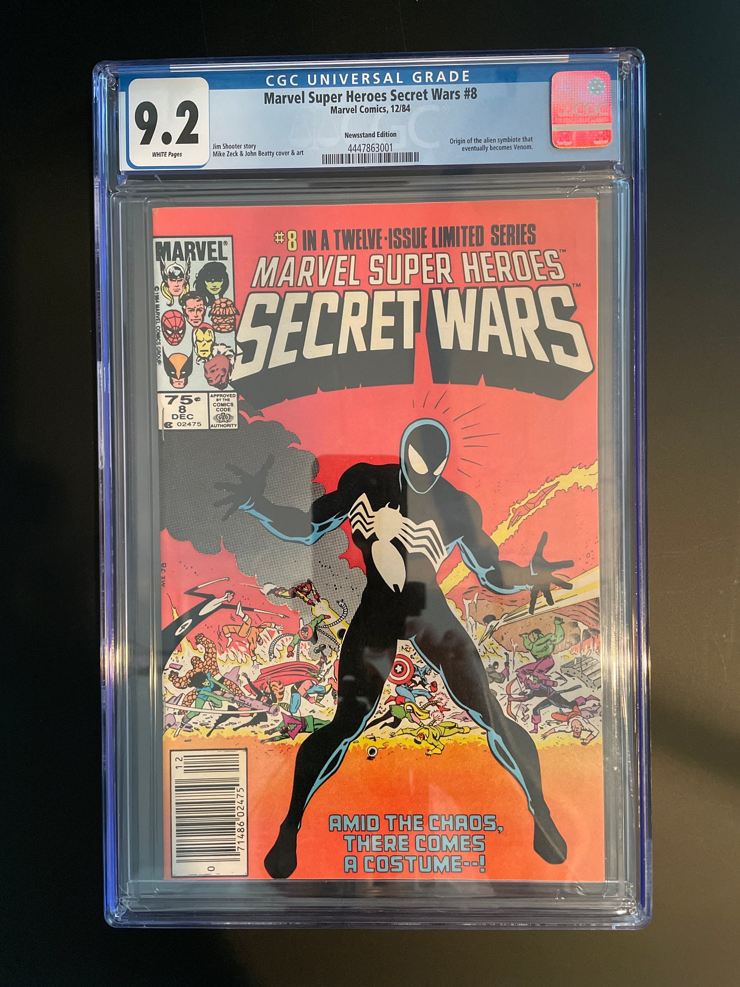 Marvel Superheroes Secret Wars #8: CGC Graded 9.2