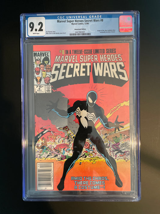 Marvel Superheroes Secret Wars #8: CGC Graded 9.2