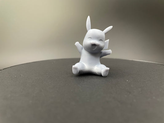 Pikachu 3D Printed Figure (Unpainted)