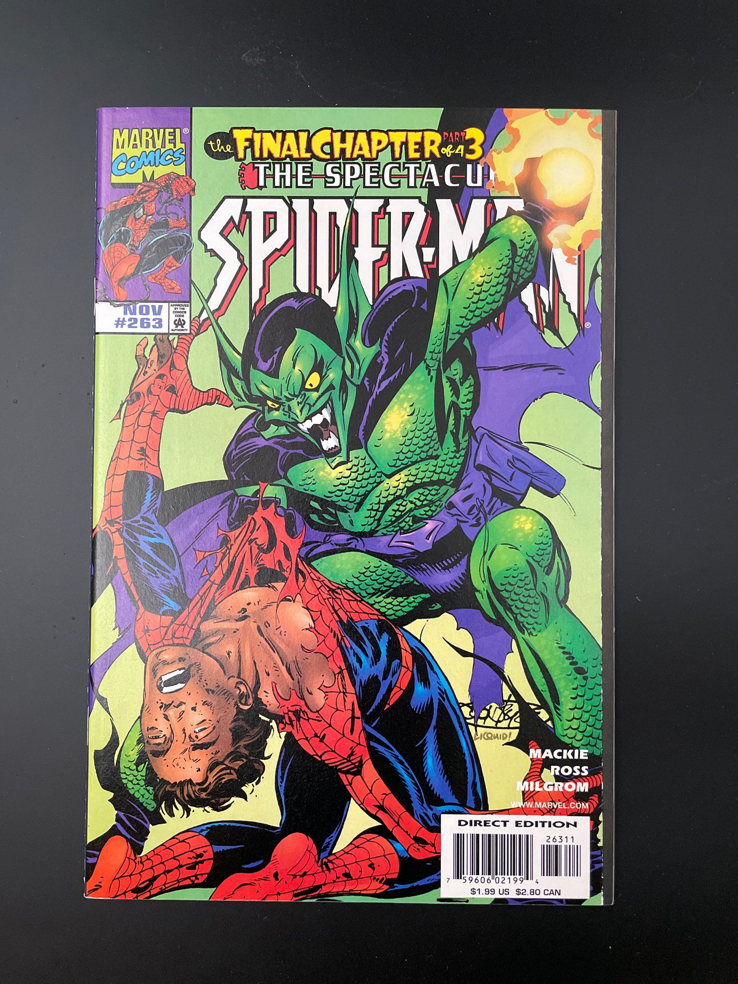 The spectacular Spider-Man #263