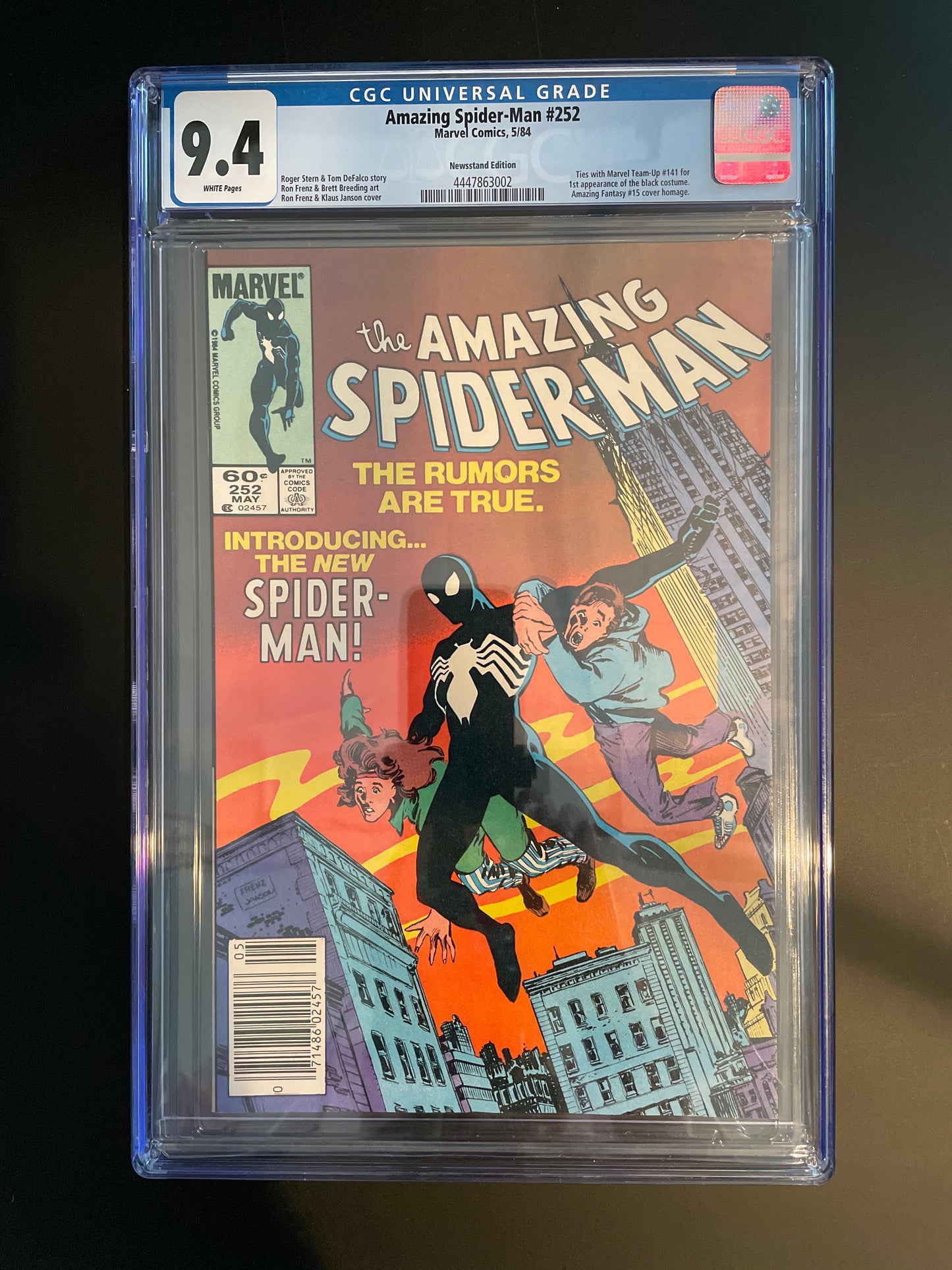 The Amazing Spider-Man #252: CGC Graded 9.4