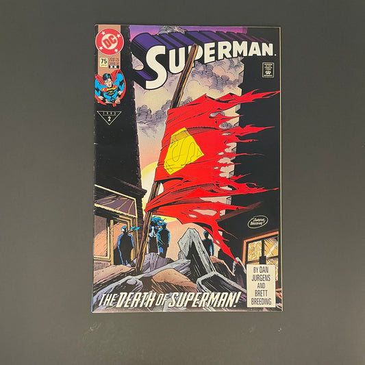 Superman #75: The Death of Superman - 2nd Printing