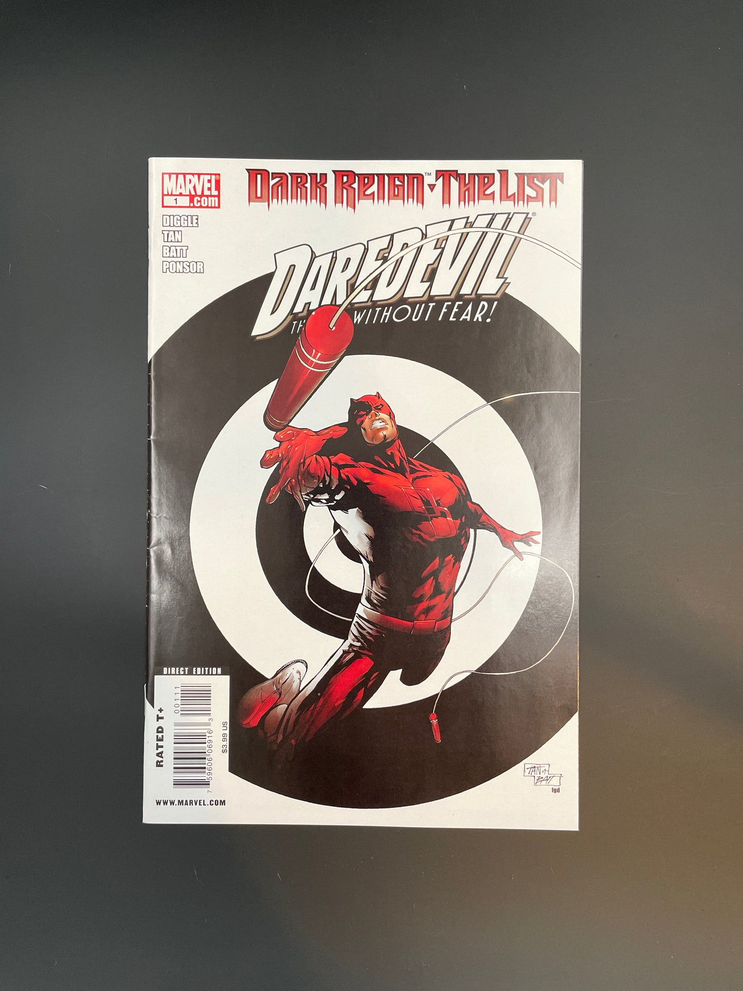 Daredevil The Man With No Fear Dark Rain The List #1