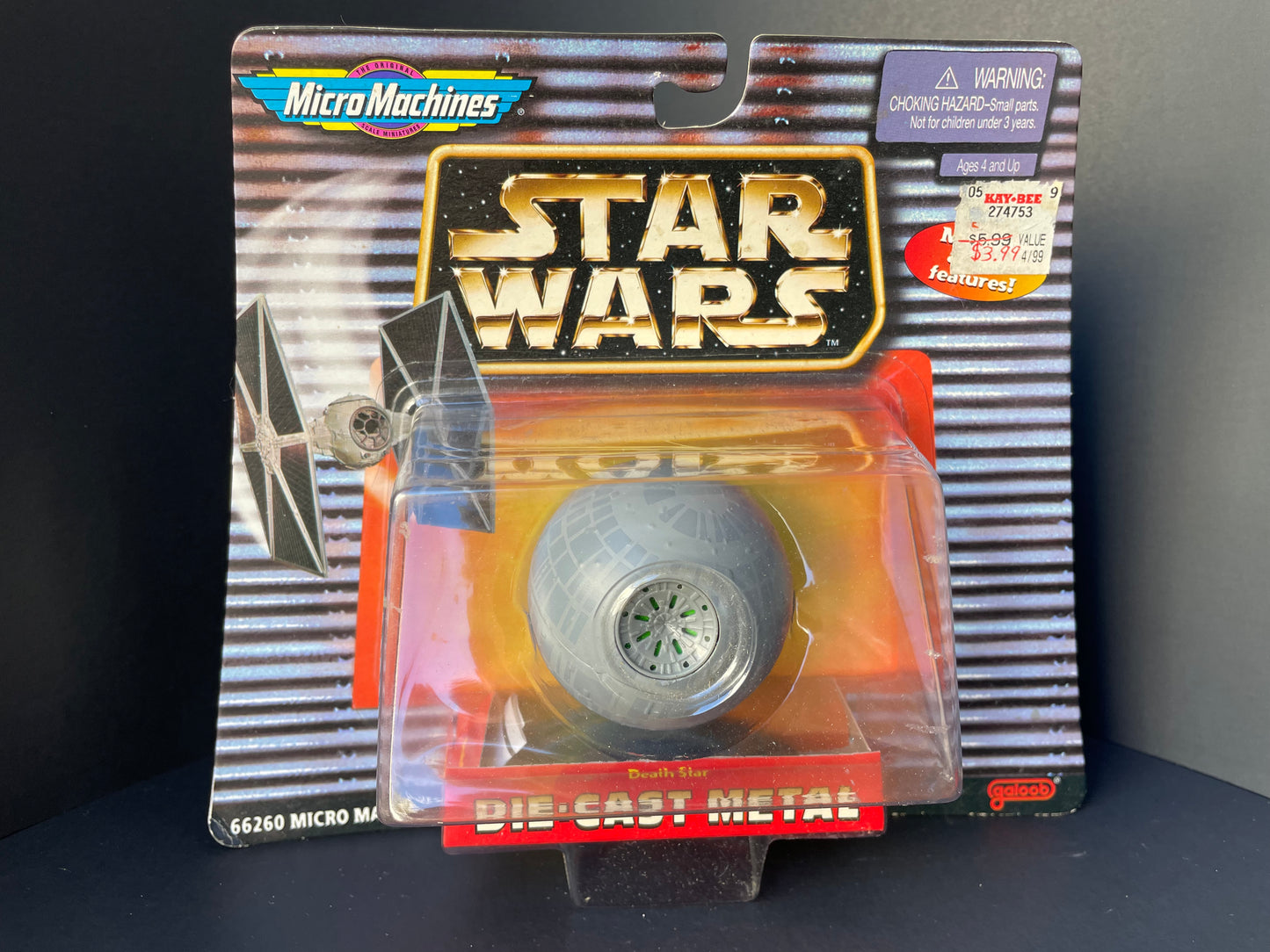 Micro Machines Die-cast Metal: Star Wars Imperial Death Star